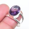 Natural Amethyst Gemstone Handmade 925 Sterling Silver Jewelry Ring Size 6 AR-16935