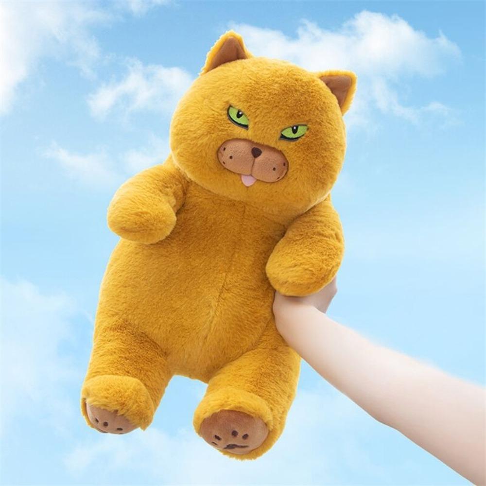 Soft Cat Plush Doll Fluffy Cat Stuffed Toy British Shorthair Cat Plush  Children's Toys