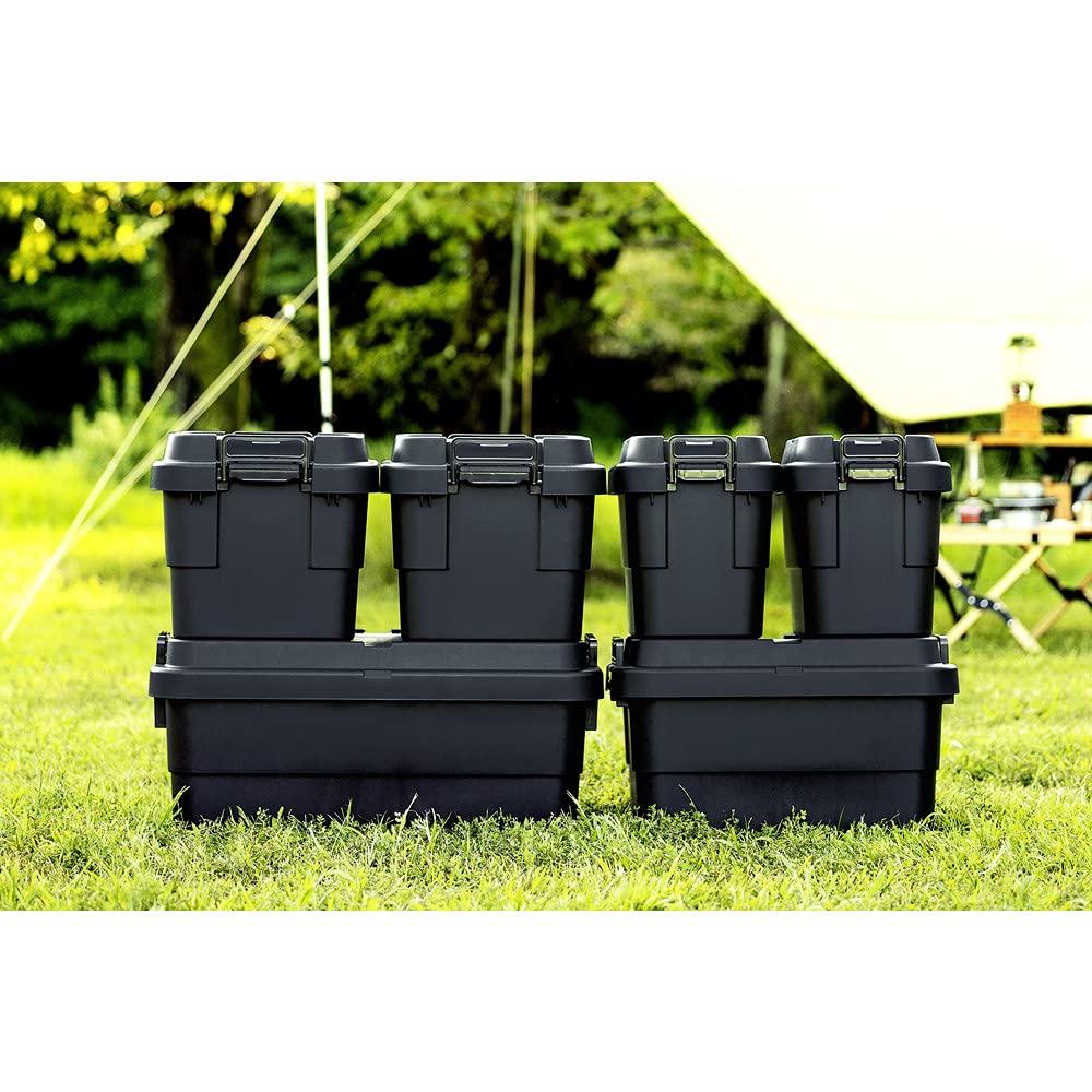 TRUSCO Trunk Cargo Storage Box Flat Top Specification 30L Black BLKCF-30
