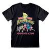 POWER RANGERS 'SE TRANSFORMAM PARA A AÇÃO' (PRETO) CAMISETA.webp Camiseta Unissex
