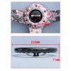 14inch 350mm Pink Flower JDM Universal Racing Sports Steering Wheel Car Accessories
