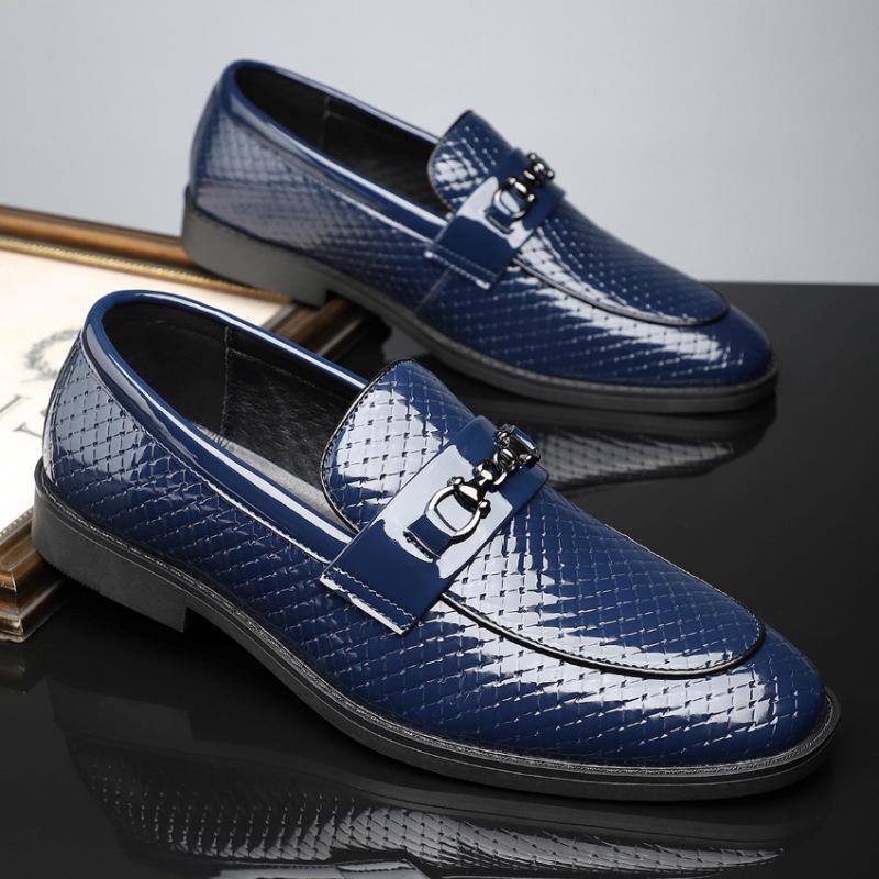 Trendy Large Size 48 Slip-On British Leather Loafers