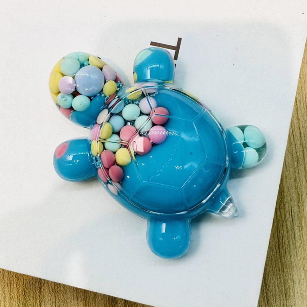 Shiny Cartoon Turtle Toy Cute Turtle Small Ornament Statue Candy Color Turtle Dolls  Couple Gifts