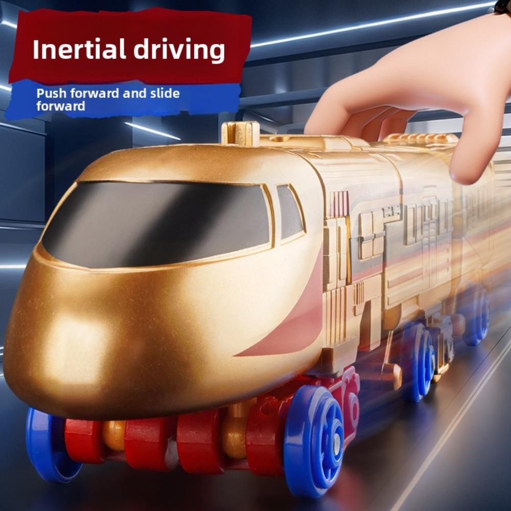 Treno Deformatione Treno ad Alta Velocità Modello Action Figure Regalo di Compleanno per Bambini