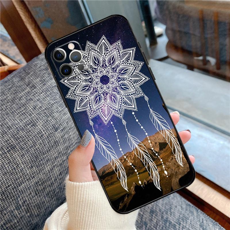 

The Dream Catcher Mandala Phone Case For iPhone 16 15 13 12 11 14 Pro Max 12 13 mini XR 15 16 Plus 16e Cover Shell iPhone 16