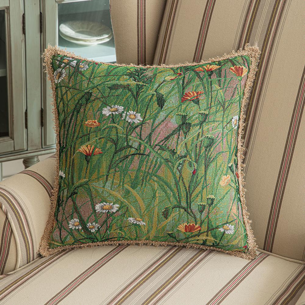 American Retro Pillow Cover Moroccan Flower Ball Living Room Sofa Pillow Geometric Pillow Cushion Pillow Cover