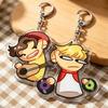 Hot Game Video Streamer Keychains for Accessories Bag Wilbur Soot Tommyinnit Tubbo Sapnap Keyrings Gaming Gamer Fans Gifts