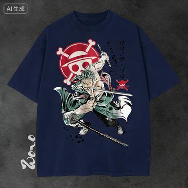 One Piece Straw Hat Pirates Cartoon Flag 2026 Unisexs and Womens Summer Cotton TShirt Comfortable Breathable HighQuality