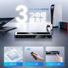 NEWCARE 4K@60Hz HDMI Switcher, 4 Inputs/1 Output, with Remote Control, Automatic/Manual Switching, Aluminum Alloy Construction, HDMI 2.0 Selector, 18G