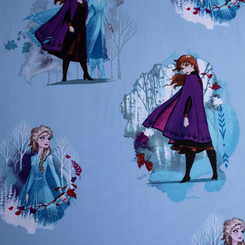 Prześcieradło Bawełniane Z Gumką 90X200 Frozen 1513 Kraina Lodu Anna Elsa Dla Dzieci