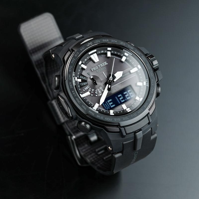 Casio Pánské hodinky PRO TREK Černé PRW-6100Y-1BPR PRW-6100Y-1BPR