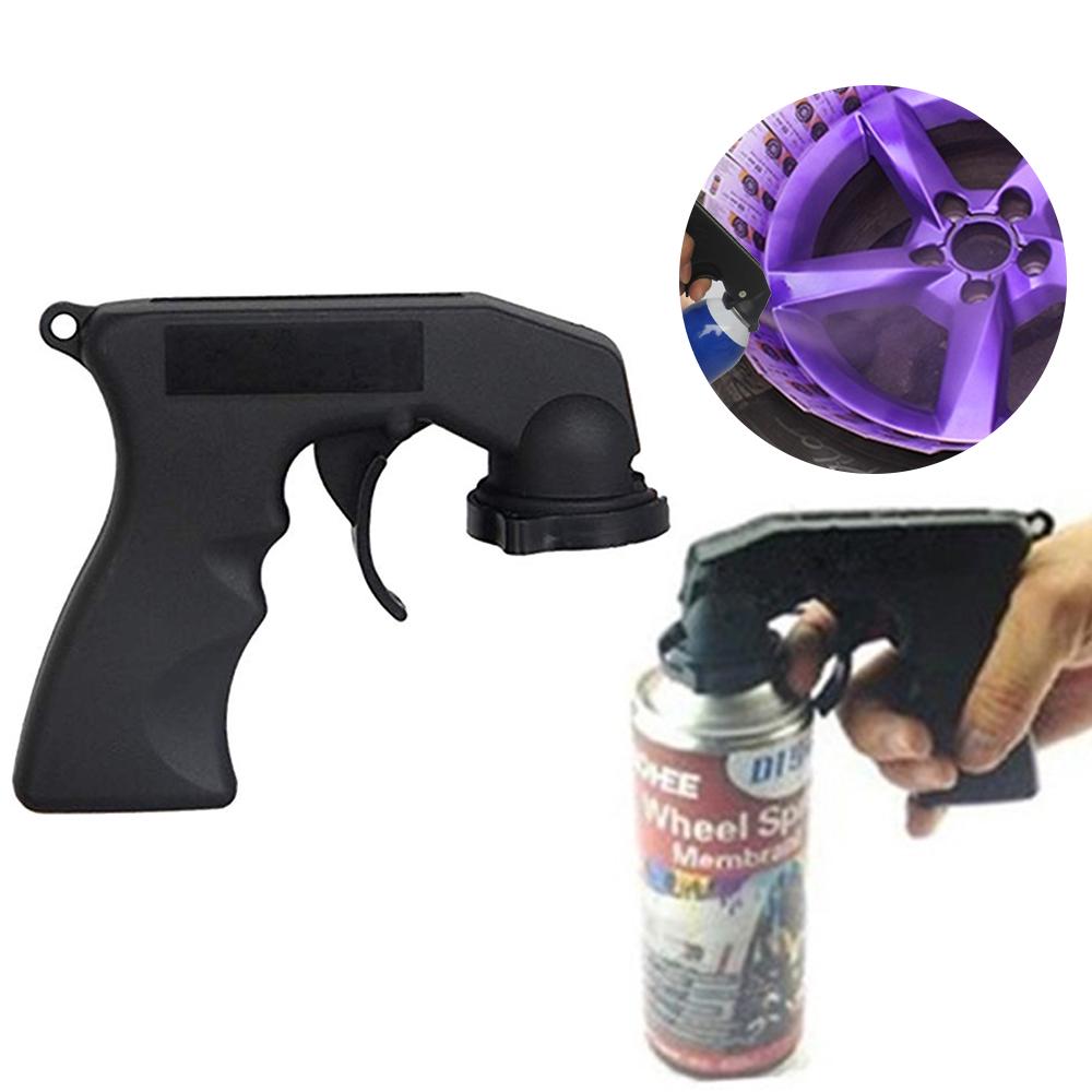 Buy Aerosol Spray Gun Black Handle Full Grip Triggers Any Paint Plastic