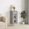 Vidaxl Cabinet, Sonoma Grey Oak, 34.5X34X90 Cm Material Wood-Based