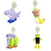 Brainrot Al Italian Tungtungtung Sahur Keychain Shark Cartoon Figure Pendant Toy