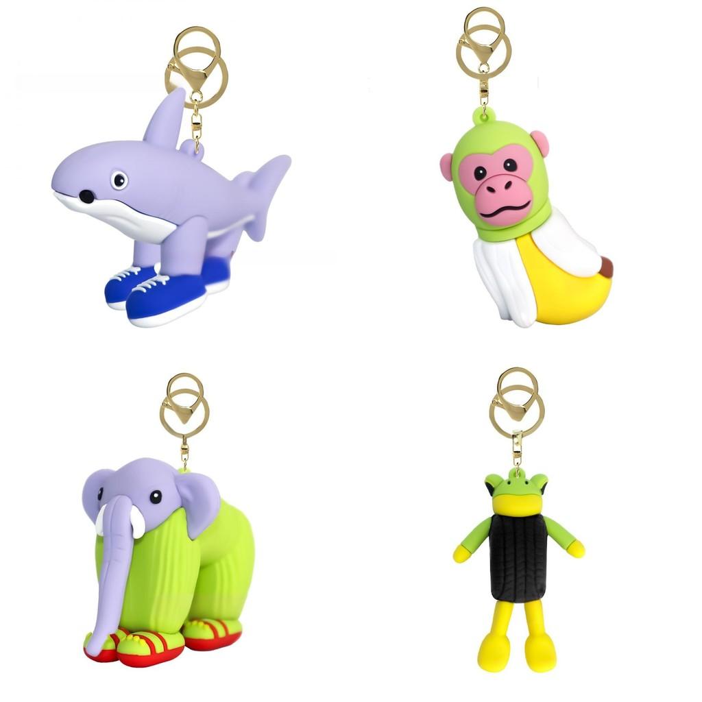 Brainrot Al Italian Tungtungtung Sahur Keychain Shark Cartoon Figure Pendant Toy