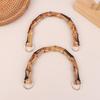 2Pcs 10.5/12Cm Plastic Bag Handle Handbags Replace Faux Bamboo Handles Woven-Bag Purse Frame Kiss Clasp Diy Bags Accessories