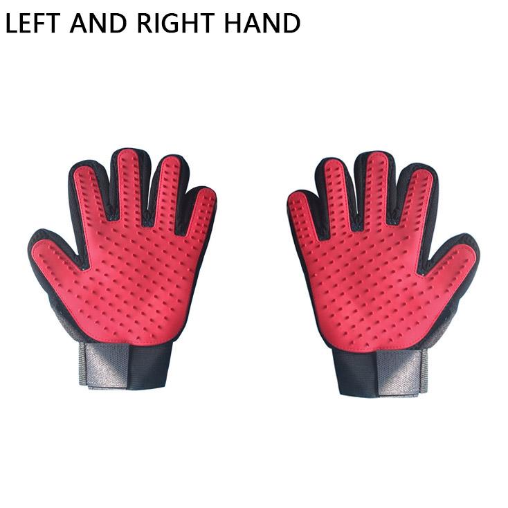 2Pcs Cat Grooming Glove For Cats Wool Glove Pet Hair Deshedding Brush Comb Glove For Pet Dog Cleaning Massage Glove For Animal