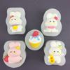 Cartoon Rabbit Silicone Chocolate Mould Cake Decorating Baking Accessories