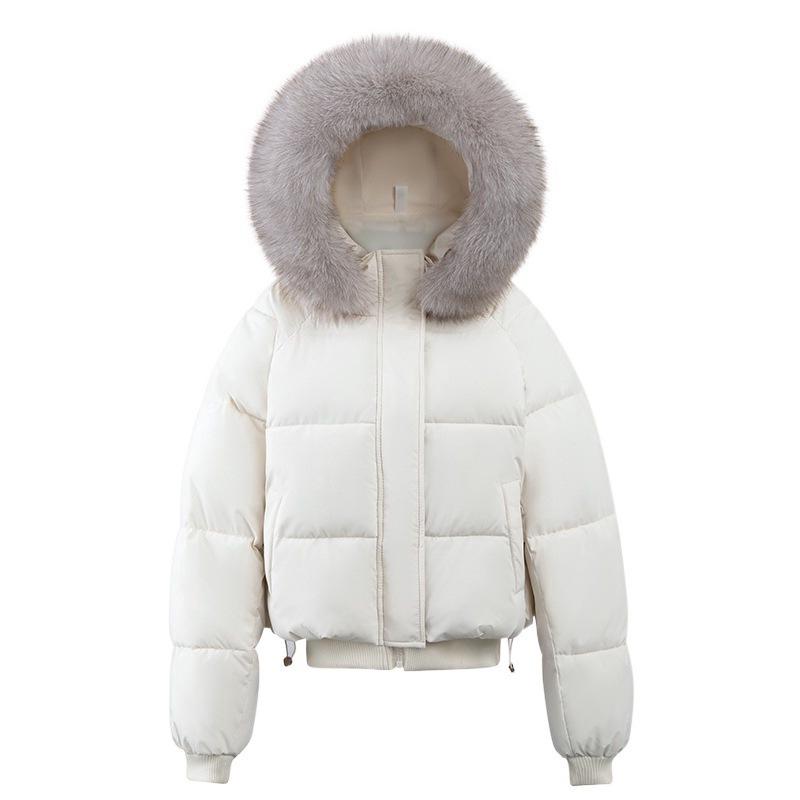 Cotton-padded jacket down cotton-padded jacket women's short winter new waist small padded jacket