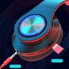 New Colorful Light Bluetooth Headset With Mic Stereo Wireless Call Headset LED Noise Cancelling Headphones Home