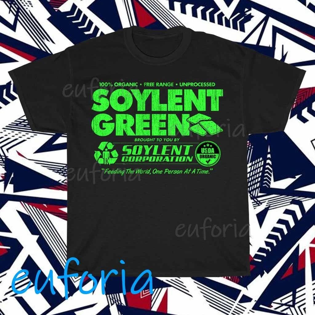 Новая футболка с логотипом корпорации Soylent Green, смешная, размеры от S до 5XL XS