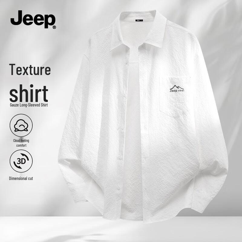 Jeep Men s Lightweight Breathable Casual Shirt L