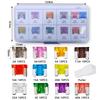 110 Pcs Low Profile Car Fuse Mini Flat Car Fuse 2A 3A 5A