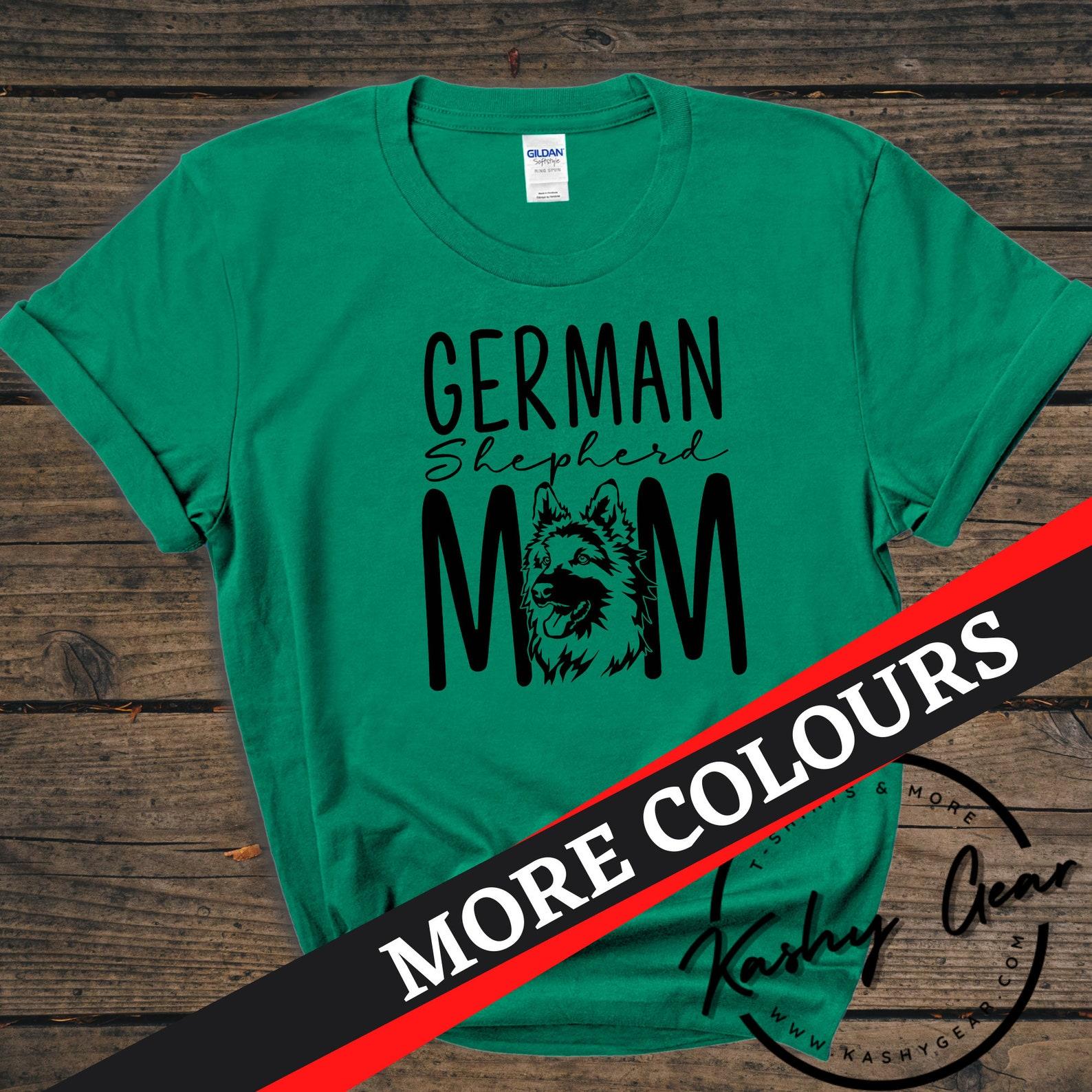 German Shepherd Mom Shirt | Long Hair German Shepherd Dog TShirt | Dog Mom Parent Tee | Christmas Gift For Dog Lover T Shirt 4XL