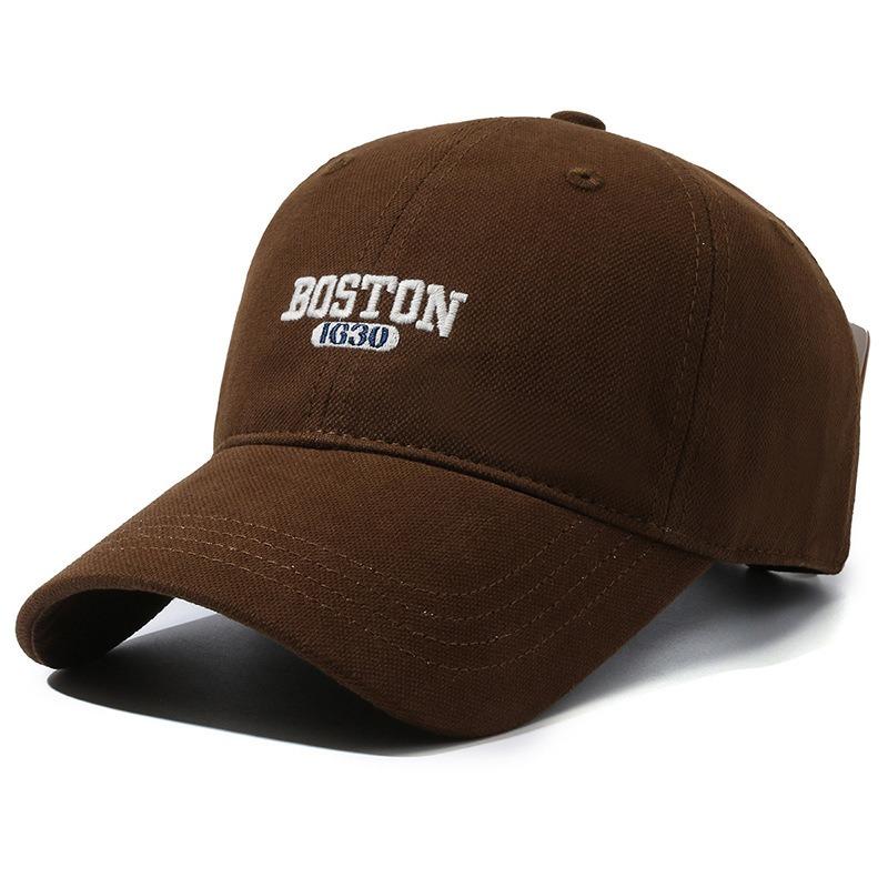 New Baseball Cap Embroidered Letters Fashion Versatile Cap Men's and Women's Peaked Cap Sunshade Sunscreen Baseball Cap