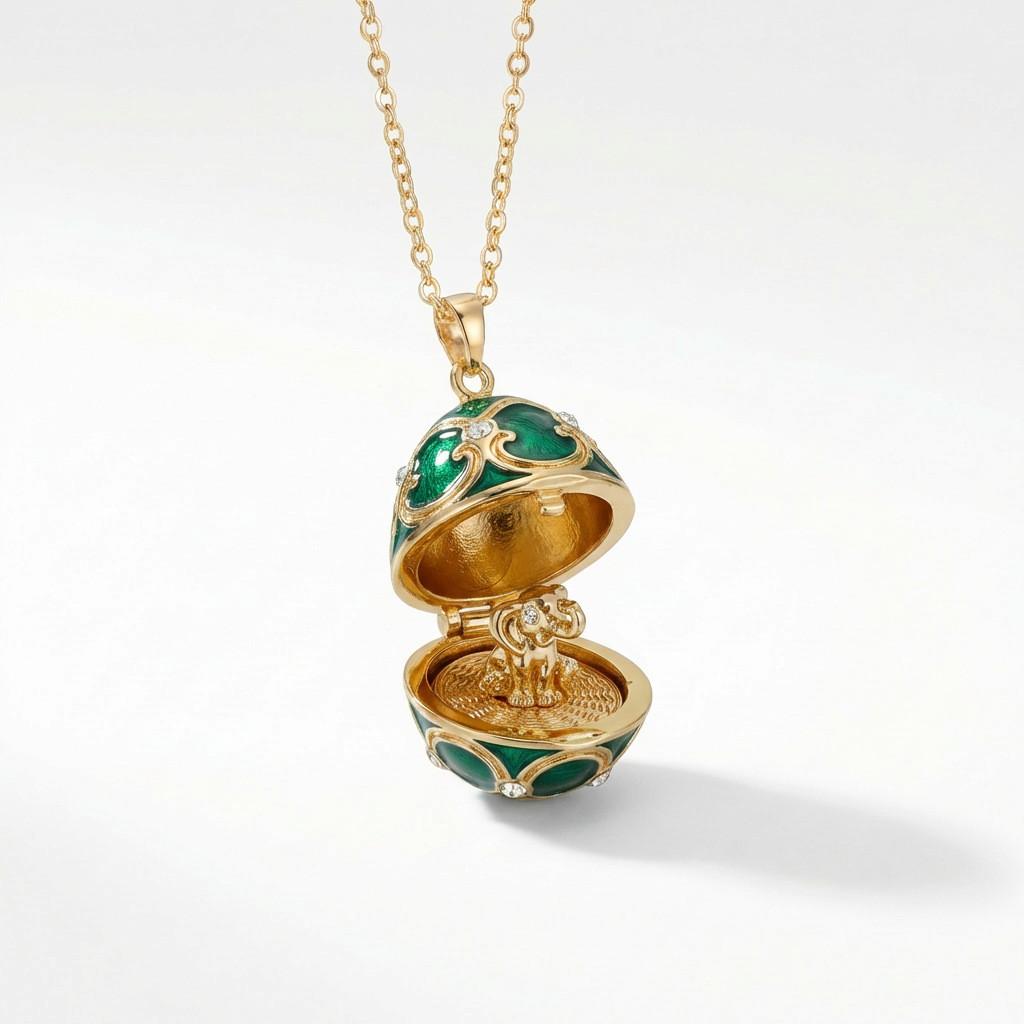 Vintage Shell Pendant Necklace With 18k Gold Plating For Women And Men