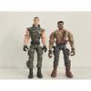 2pcs/lot Lanard the Corps Elite Kenji "Rain" Shinto Vs Zander Crash Baptiste 3.75inch Kid Toy Figure