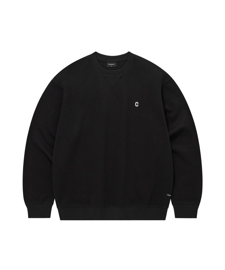 COVERNAT Small C Logo Sweatshirt Black