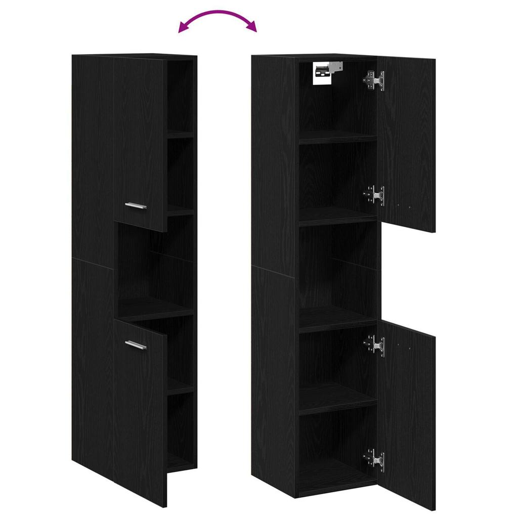 Floating Locker In the Bathroom, Storage In the Entrance Hall, 30x30x130 Cm