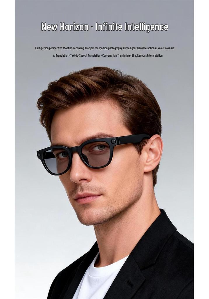 MT3 Smart Glasses: AI Translation, 8MP Video, Photography, Voice Recording, Multi-functional, Anti-shake.