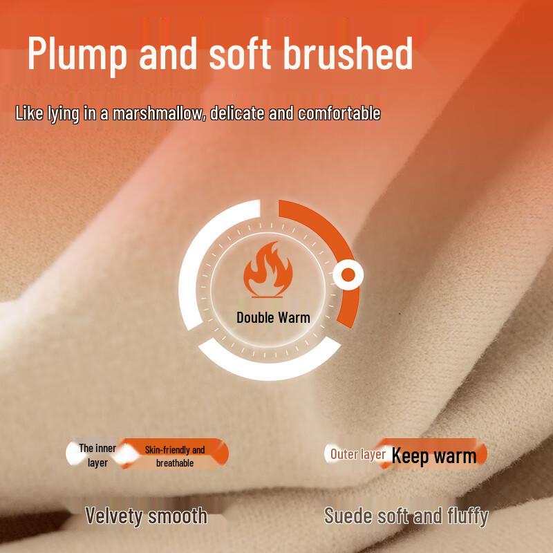 JEEP SPIRIT Men's Winter Fleece-Lined Thermal Long-Sleeve T-Shirt