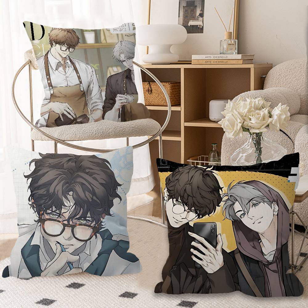 Nerd Project Bl Anime Pillow Cushion Cover Pillowcase Living Room Sofa Home Decor Customized