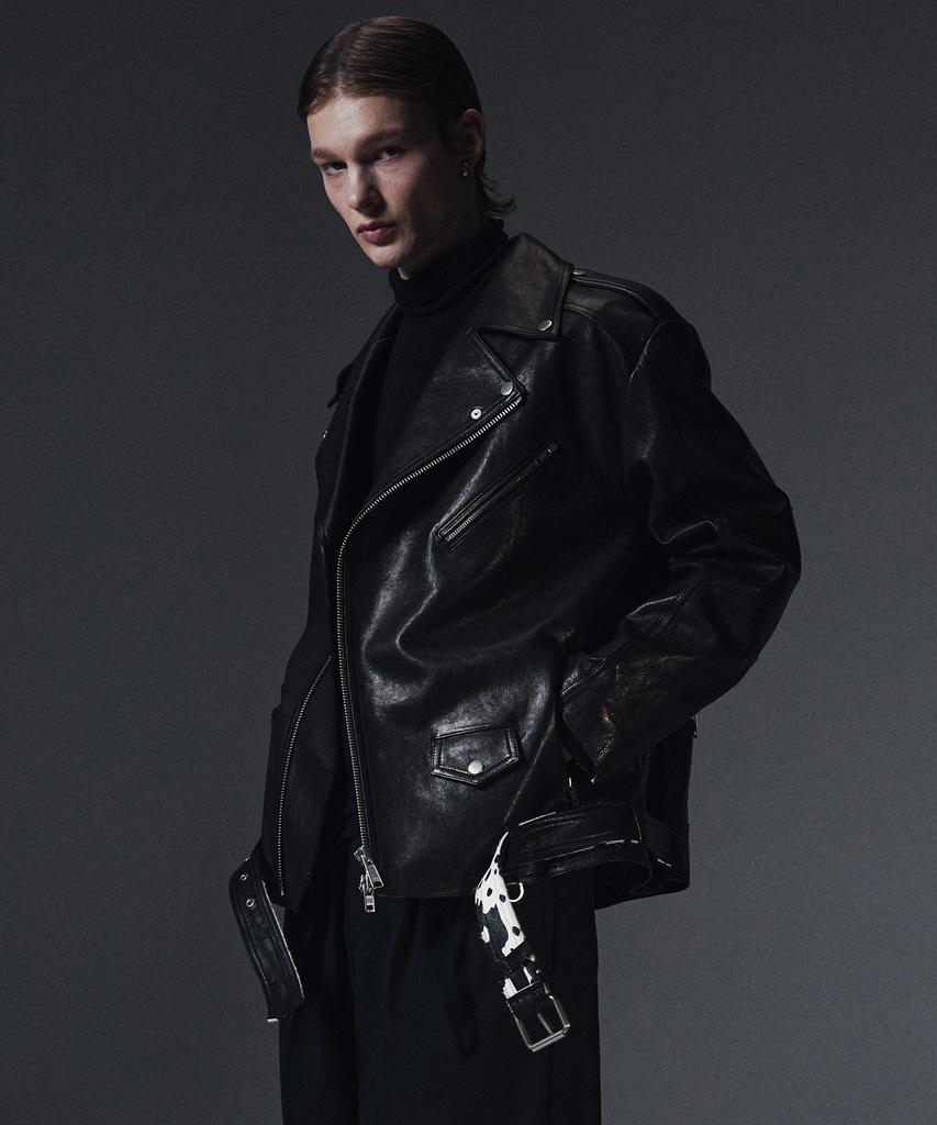 Lmn3011 4D Rider Jacket-Black