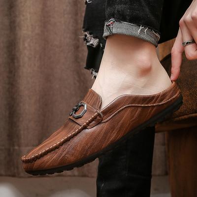 Designer Herren Hausschuhe Luxus Leder Freizeitschuhe für Herren Atmungsaktive Weichsohlen Loafer Britischer Stil Herren Halbschuhe