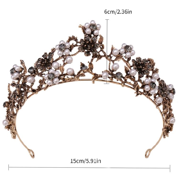 Beautifully Crafted Crystal Crowns Crystal Diadems with Flower and Leaves for Birthdays and Evening Parties