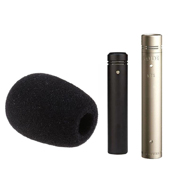 2pcs Foam Microphone Windscreen Sponge for RODE M5 NT5 NT6 NT55 Mini Filter