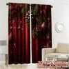 Flat Printing Jit Curtains Without Rod Festive Pine Decor Popular Yarn Decorations Ldeal Curtain Set Of 2 Minimalist Made Polyester Washable