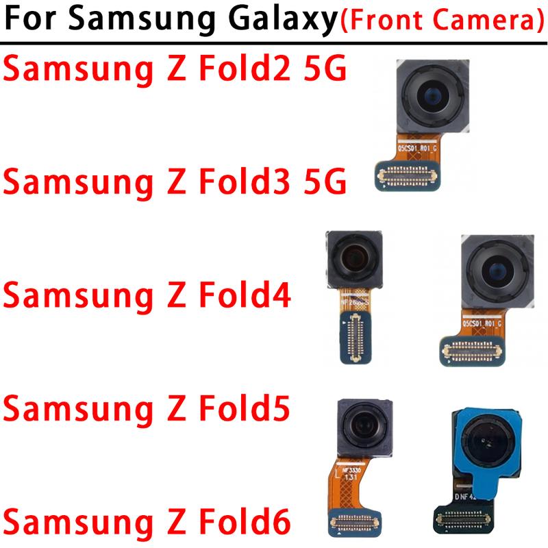 Selfie Camera For Samsung Galaxy Z Fold2 Fold3 Fold4 Fold5 Fold6 5G F916 F926 Frontal Front Camera Module Facing Spare Parts