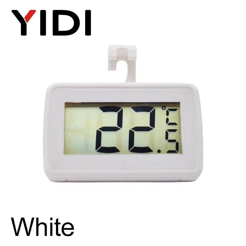 LCD Digital Thermometer Wall Hang Stand Magnet Waterproof Refrigerator Frost Alert Temperature Meter Detector Fridge Freezer белый