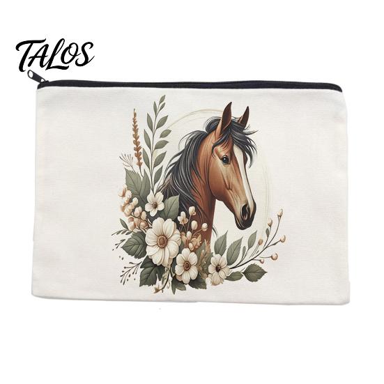 Storage Bag, Large Capacity Travel Organizer, Wear-Resistant Portable Cosmetic Zipper Pouch, for Stationery Makeup And Crafts