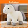 Horse Cute Simulation Cartoon Animal Toy With Short Plush For Kids Room Decor