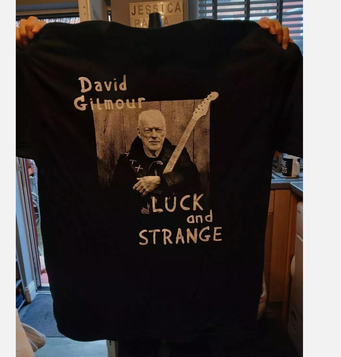 David Gilmour Luck And Strange 2026 Tour T Shirt XL
