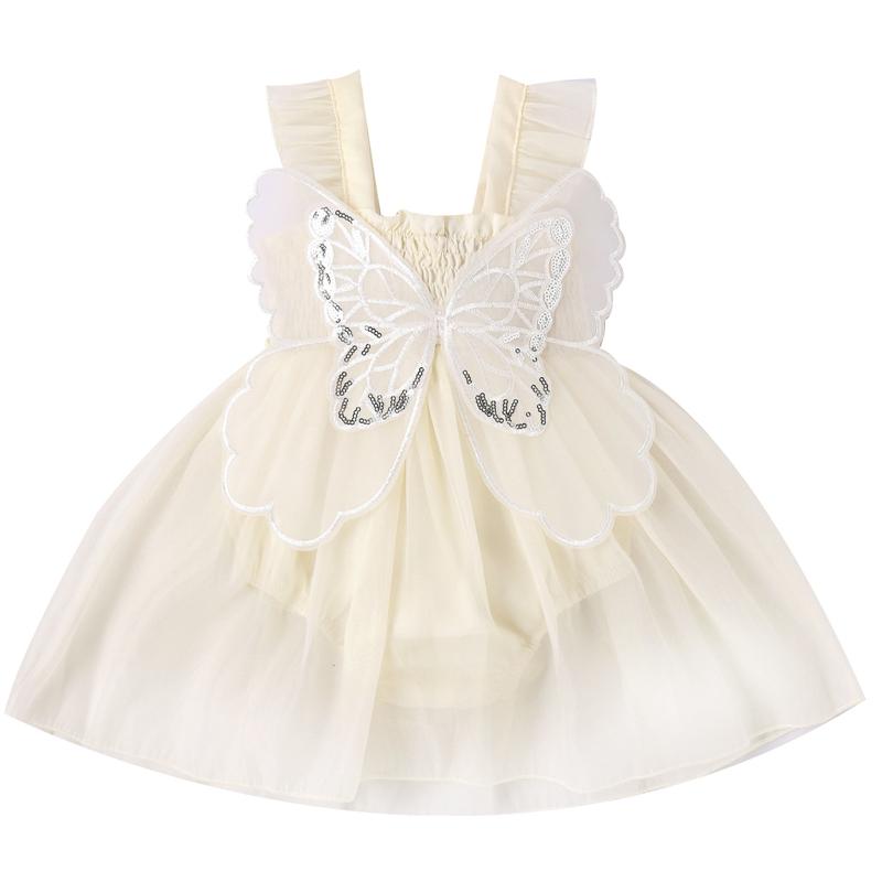 

Baby Dress Butterfly Decorative Gauze Romper Dress 70