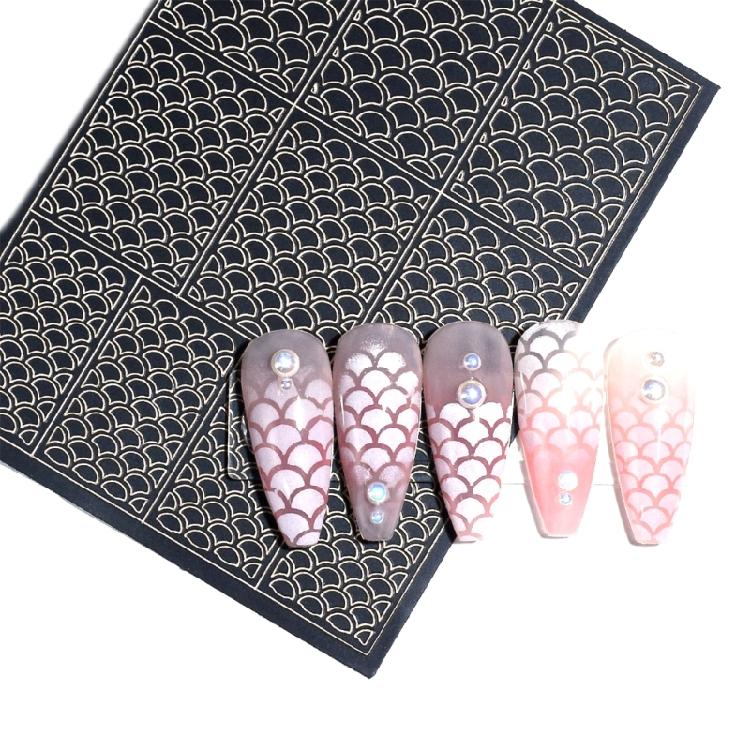 Декоративные наклейки для ногтей DIY 3D Леопардовый принт Лаковые стикеры для модного образа