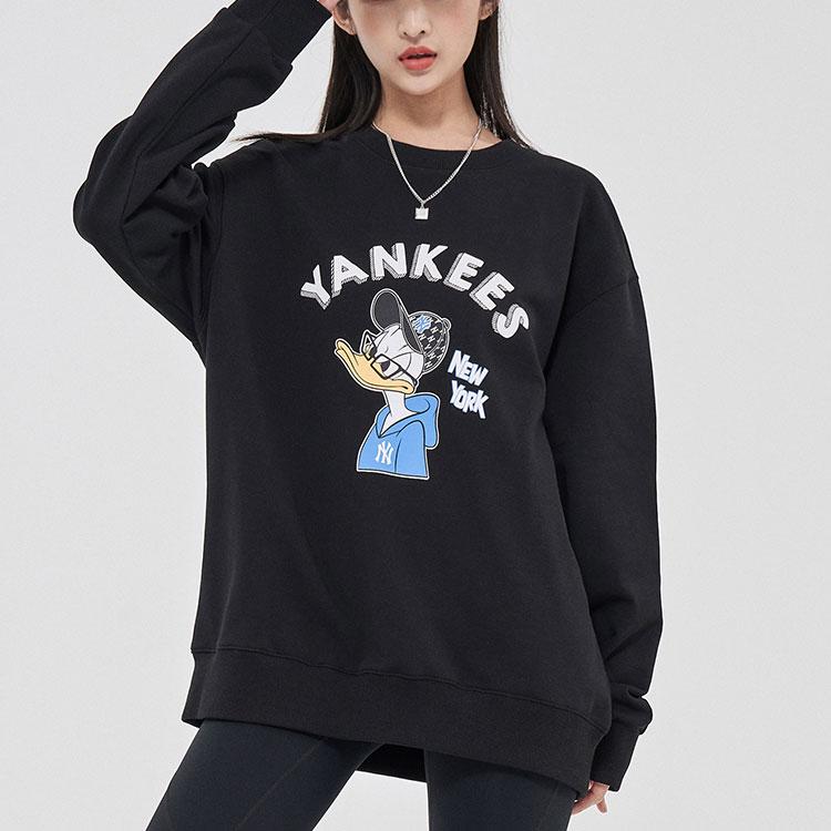 New Disney X MLB X Disney Collaboration Sweatshirts Unisex Black 3AMTD1014-50BKS