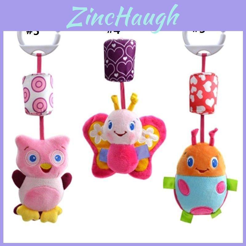 Charming Animal Handbells Musical Developmental Soft Toy For Baby Entertainment